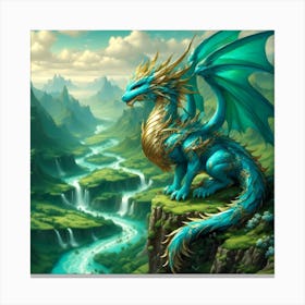 King of the valley Canvas Print