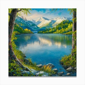 Alpine Lake Canvas Print