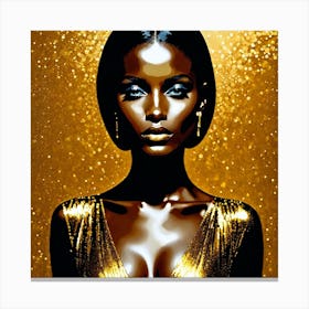 Gold Girl 3 Canvas Print