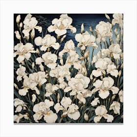 White Iris Canvas Print