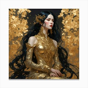 oriental beauty Canvas Print