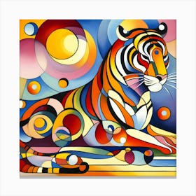 Abstract Tiger 1 Canvas Print