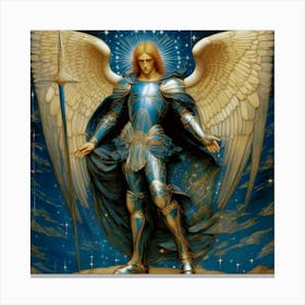 Angel Of The Sky Canvas Print