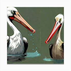 Pelican 2 Canvas Print