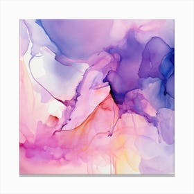 Abstract Watercolor Painting 6 Canvas Print