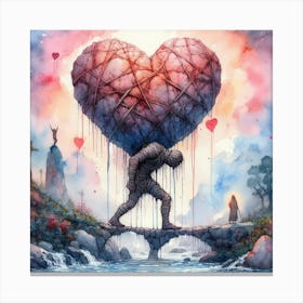 Heart Of Stone Canvas Print