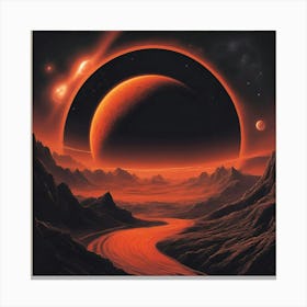 Red Planet Canvas Print