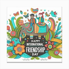 International Friendship Day 4 Canvas Print