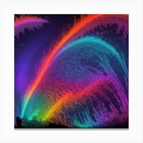 Rainbows Stock Videos & Royalty-Free Footage Canvas Print