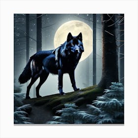 Prowling Wolf Canvas Print