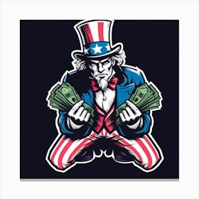 Uncle Sam 8 Canvas Print