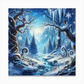 Winter Forest 2 Canvas Print