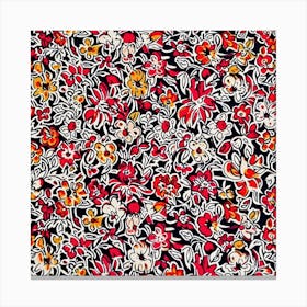 Jasmine Jive Bloom London Fabrics Floral Pattern 5 Canvas Print