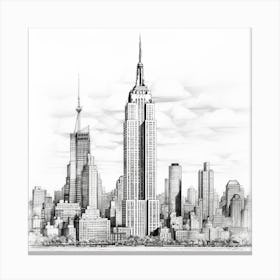 Empire State Building 3 Canvas Print