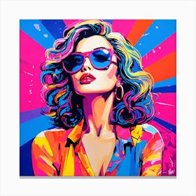 Pop Painting Canvas Print