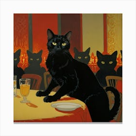 Default Chat Noir Cabaret Thophilealexandre Steinlen Art 3 Canvas Print