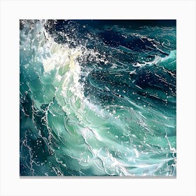 Ocean Waves 11 Canvas Print