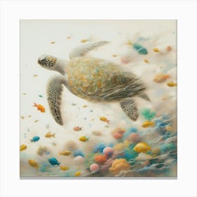 Animal Creative Portrai Illustrationt 9 Canvas Print