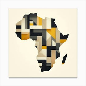 African Mosaic Canvas Print