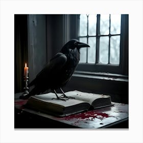 What Says The Raven Canvas Print