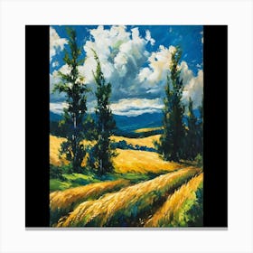 Wheat Field 1 Canvas Print