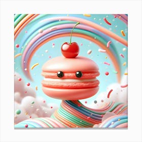 Macaron Canvas Print