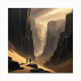 Desert Landscape 3 Canvas Print