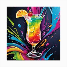 Colorful Drink 8 Canvas Print