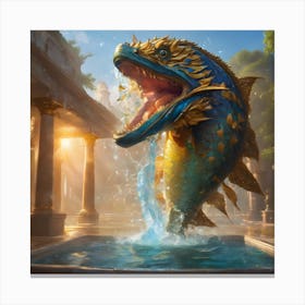 Mythical Fish Canvas Print