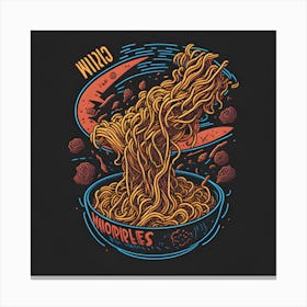 Whoopie Noodles Canvas Print