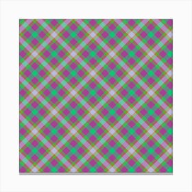 Plaid Fabric 25 Canvas Print