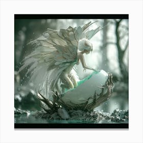 Fairy In The Egg 1 Canvas Print