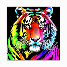 Rainbow Tiger 1 Canvas Print