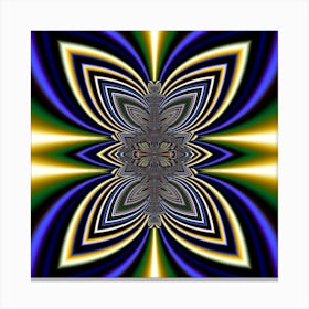 Abstract Artwork Fractal Background Canvas Print