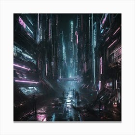 Futuristic City 2 Canvas Print