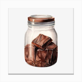 Jar Of Chocolate 5 Canvas Print