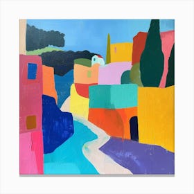 Abstract Travel Collection Italy 7 Canvas Print