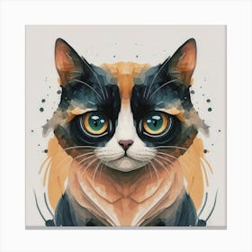 Calico Cat Canvas Print