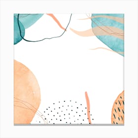 Abstract Watercolor Background Canvas Print