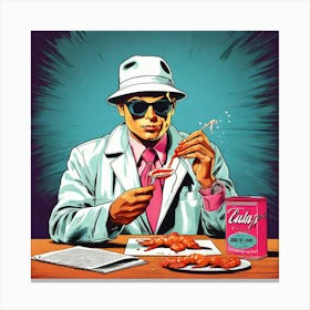 Gullible Man Canvas Print