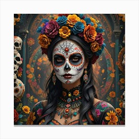 Day Of The Dead Canvas Print