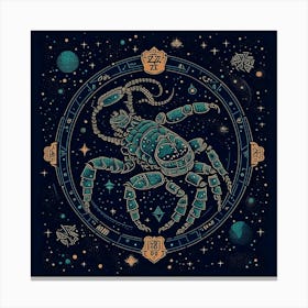 Zodiac Sign Canvas Print