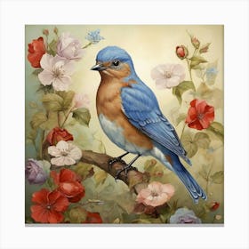 Bluebird 3 Canvas Print