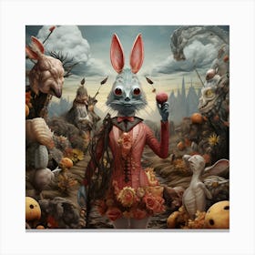 Rabbit'S Life Canvas Print