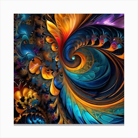 Abstract Fractal Art 3 Canvas Print