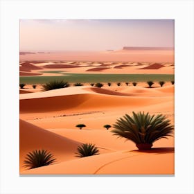 Desert Landscape - Desert Stock Videos & Royalty-Free Footage 3 Canvas Print