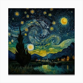 Starry Night 27 Canvas Print