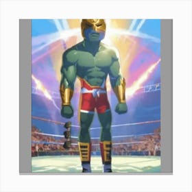 Hulk Wrestler Canvas Print