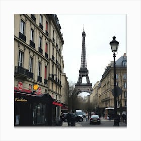 Paris Eiffel Tower 3 Canvas Print