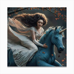 Unicorn Rider Canvas Print